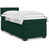 Box spring krevet s madracem tamnozeleni 80 x 200 cm baršunasti | Eponuda.ba