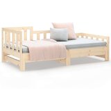  Izvlečna dnevna postelja 2x(80x200) cm trdna borovina, (20787792) | Shoptok.si