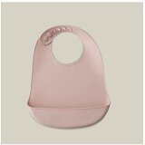 Interbaby Silikonski podbradak za bebe - Dark Pink | shoptok.hr