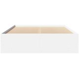  Okvir za krevet bijeli 135x190 cm konstruirano drvo | shoptok.hr