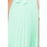 Numoco pleated dress with tie | Shoptok.si