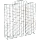  Lučne gabionske košare 5 kom 200x50x200/220cm pocinčano željezo | shoptok.hr