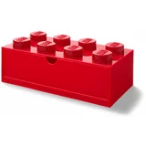 Lego Rdeča škatla za pisalno mizo s predalom , 31 x 16 cm