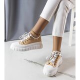 Gemre Beige Platform Sneakers Toni Cene