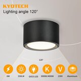 KYOTECH 4 × nadometni led stropni reflektorji - 4000 k | Shoptok.si