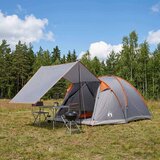  Kabinski šator Siva i narančasta 4 osobe Poliester i čelik | Eponuda.com