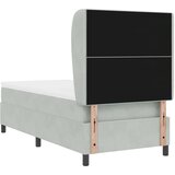  s opruga kutije Svijetlo siva 190 x 90 cm Baršun | shoptok.hr