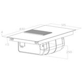 Elica NIKOLA TESLA PRIME S BL/A/83 Indukciona ploča sa aspiratorom, 160W, Crna | ePonuda.com