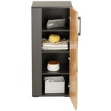 Premium Living Spodnja Omarica Timber, Hrast, Temno Siva | Shoptok.si