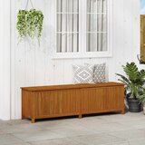 vidaXL vrtna škatla za shranjevanje 200x50x58 cm trden akacijev les | Shoptok.si