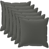  Presvlaka za jastuk 6 kom. HOUTEN Antracit 35 x 35 cm Poliester | shoptok.hr