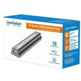  USB HUB --> 10x USB 2.0, Bus/AC Powered, Manhattan 161572 | Eponuda.com