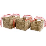  Set košara za pohranu od vodenog zumbula 3 kom | Eponuda.com