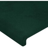  Uzglavlje s ušima tamnozeleno 183x16x118/128 cm baršunasto | shoptok.hr