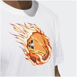 Adidas Majice s kratkimi rokavi On Fire G T Bela | Shoptok.si