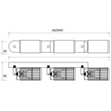 SPOT svetiljka VERTICAL 3xGU10/8W/230V crna | Eponuda.com