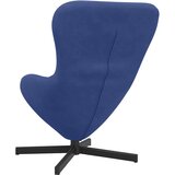  Jajolika fotelja Policijska plava 63 x 73 x 90 cm Baršun | Shoptok.si