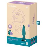 Satisfyer vibracijski analni čep Plug-ilicious 1, zelen | shoptok.hr