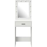 vidaXL Bijela Konstruirano drvo 50 x 41 x 135 cm Ogledalo | shoptok.hr