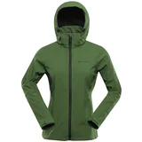 Alpine pro Women's softshell jacket with membrane HOORA treetop