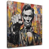  Image ABRAHAM LINCOLN - Moć istorije | 100% originalna akrilna boja Cene