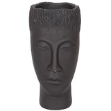 Dekorativna vaza 25x14x12,5 cm crna/cement Cene