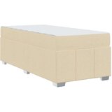  Krevetna konstrukcija Krema 120 x 190 cm tkanina | shoptok.hr
