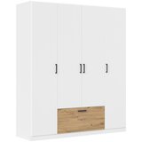 Boxxx OMARA ZA OBLAČILA, bela, hrast artisan Cene