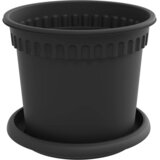  Saksije za biljke 6 pcs Crna Ø 15 x 12 cm Plastika | shoptok.hr