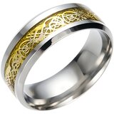 IZMAEL Prstan AD-3643 - Srebrna / Zlata / 59mm Cene
