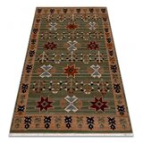 RugsX Volnena preproga KESHAN Čopki, etnični, orientalski 1250/53565 zelena / oranžna 80x145 cm, (5000186797) | Shoptok.si