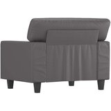  Fotelja siva 60 cm od umjetne kože | Eponuda.com