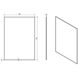 Sapho Ogledalo ACCORD 50x70 cm prozirno | Eponuda.com
