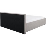 MID.YOU OBLAZINJENA POSTELJA 160 cm x 200 cm , les, kovina, umetna masa, tekstil svetlo siva | Shoptok.si