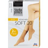 Stella Jones BASIC SOFT sokne 20 DEN - crna, 2 para 4 kom Cene'.'