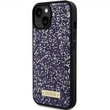  Originalna torbica GUESS Hardcase GUHCP15SPFGSBSP za iPhone 15 (kovinski logotip z okrasnimi kamni / svetlo roza) | Shoptok.si
