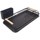 Orion Crni metalni ocjeđivač za posuđe 43x28,5 cm Radka – | shoptok.hr