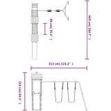 Vanjski Zunanje igralo impregnirana borovina, (20770646) | Shoptok.si
