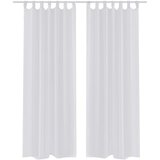 vidaXL Bijele prozirne zavjese 140 x 245 cm 2 kom Cijene