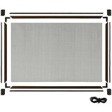 vidaXL Proširivi zaslon protiv insekata smeđi (100 - 193) x 75 cm | shoptok.hr