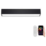  Immax NEO 07254L - LED prigušiva svetiljka LUNGO 20W/230V Wi-Fi Tuya crna + daljinski upravljač | Eponuda.com