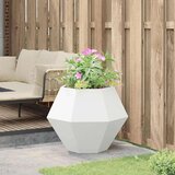  Cvetlično korito Bela 75 x 75 x 60 cm Jeklo, (5000207688) | Shoptok.si