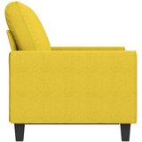  Dvosjed od tkanine svjetložuti 120 cm Žuta | Shoptok.si