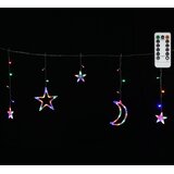 Aigostar led rgby spoljni božićni lanac 120xLED/6W/230V/8 funkcija 3x0,6m IP44 + daljinski upravljač | Eponuda.com