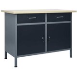  Radni stol crni 120 x 60 x 85 cm čelični | shoptok.hr