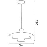 Luster na sajli PLATO 1xE27/60W/230V | Eponuda.com
