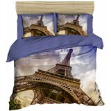  150 bluebrownwhite double duvet cover set | ePonuda.com