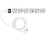 Kabel PRODUŽNI S PREKIDAČEM 6RUPA/3M ENTAC BIJELI BLISTER * DO ISTEKA ZALIHA Cijene