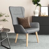 The Living Store Stol za sproščanje svetlo sivo blago - Stol Za Sproščanje, (21420409) Cene