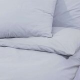  Set posteljine za poplun sivi 140 x 200 cm pamučni200x200 | shoptok.hr